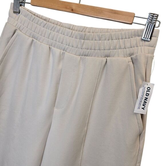 NWT Old Navy Active Womens S Petite High Rise Dynamic Fleece Wide Leg Pants - Picture 4 of 14